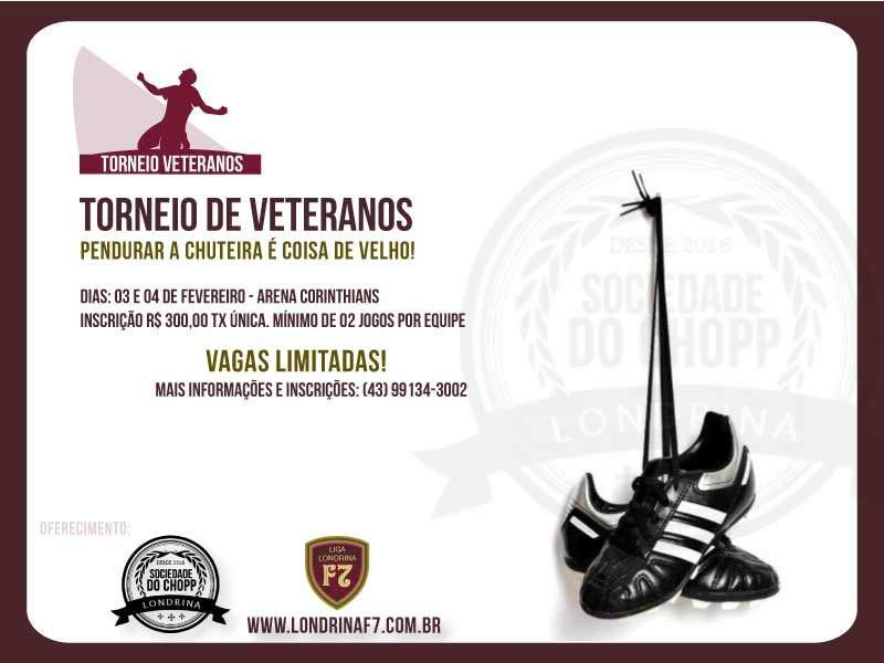 TORNEIO DE VETERANOS!