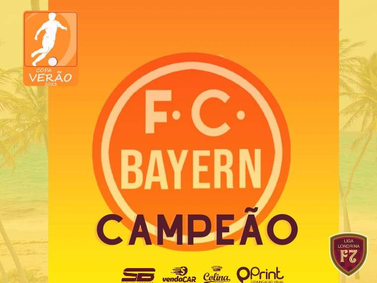 BAYERN FC É CAMPEÃO DA COPA VERÃO EXTRA!